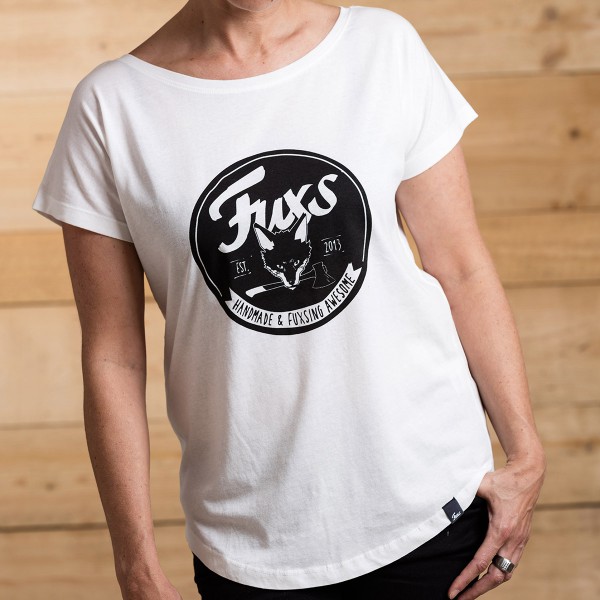 Fuxs - T-Shirt - Logo - Weiß