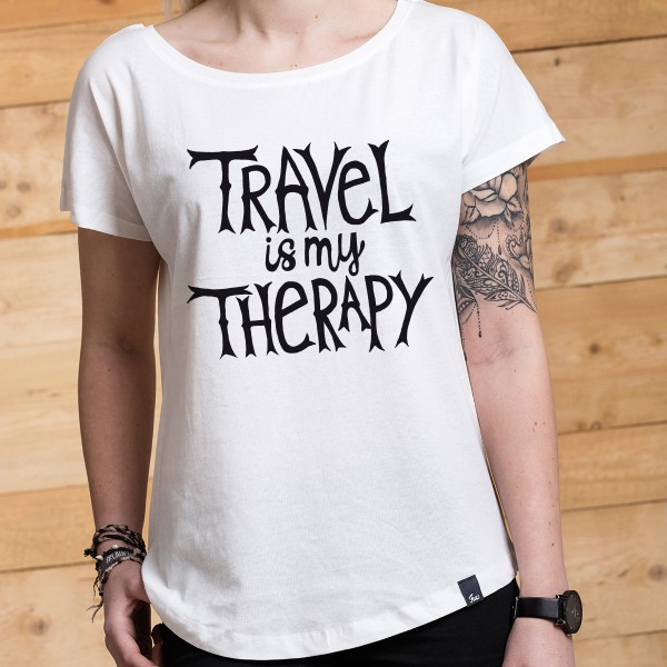 FUXS - Shirt - Travel is my Therapy
