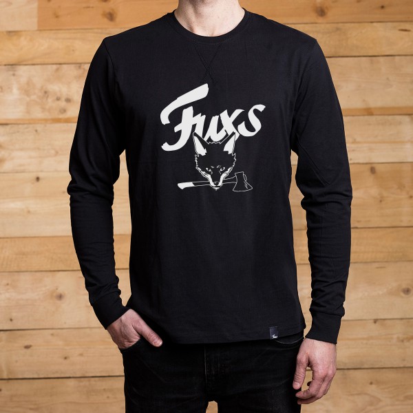FUXS - LONGSLEEVE - Black Logo
