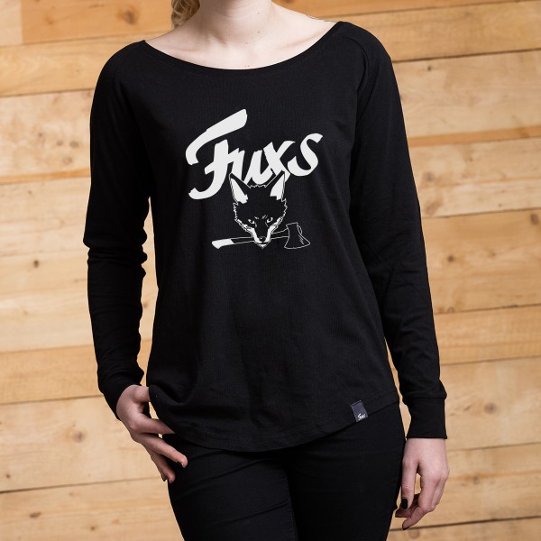 FUXS - LONGSLEEVE - Black Logo